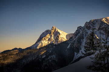 Giewont in Tatra mountains