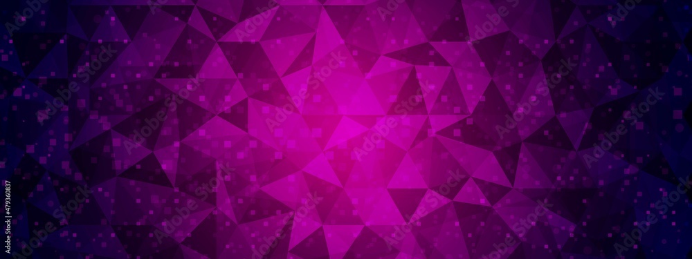 Poster abstract vector mosaic background. mesh design with particles. the plexus pattern. shards of glass. 