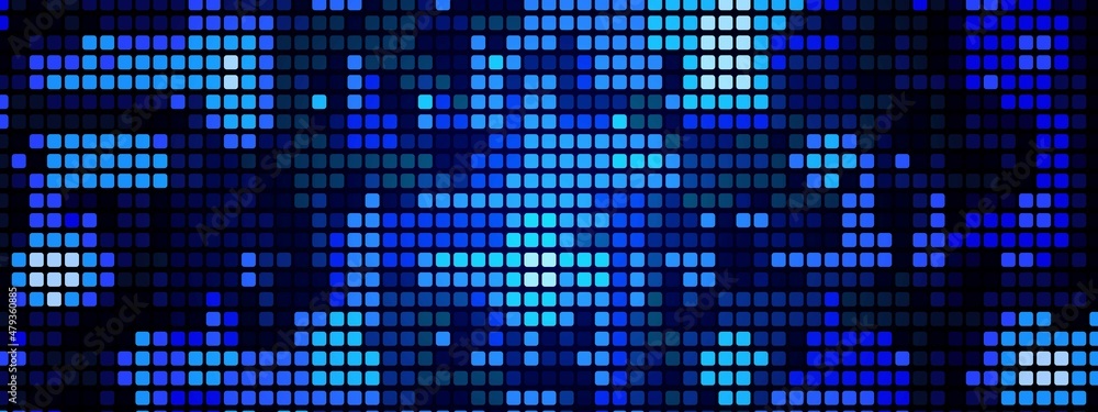 Poster mosaic vector background. random pattern design texture of geometric shapes, smooth squares. digital