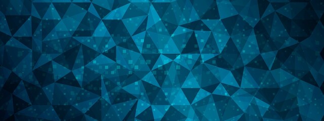 Abstract vector mosaic background. Mesh design with particles. The plexus pattern. Shards of glass. Texture of dots, squares, triangles. Poster for social networks, medicine, technology.