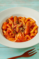 Korean Stir-fried Rice Cake, 'Tteokbokki'