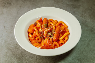 Korean Stir-fried Rice Cake, 'Tteokbokki'