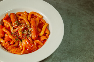 Korean Stir-fried Rice Cake, 'Tteokbokki'