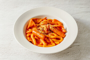 Korean Stir-fried Rice Cake, 'Tteokbokki'