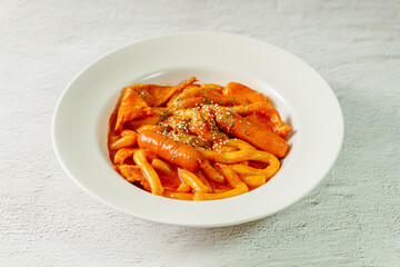 Korean Stir-fried Rice Cake, 'Tteokbokki'