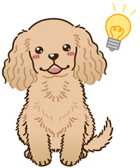 思い付くアメリカンコッカースパニエル（バフ）