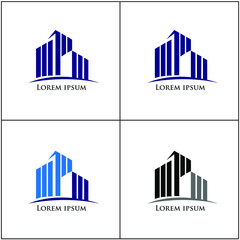 modern development vector logo design