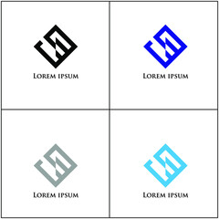 modern development vector logo design