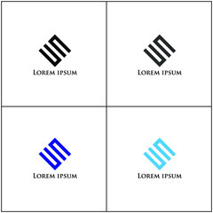 modern development vector logo design