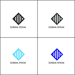 modern development vector logo design