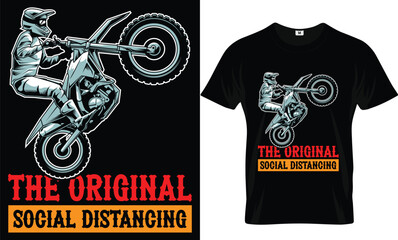 The original social distancing t-shirt design