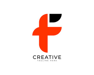 Obraz premium Initial letter F logo design template