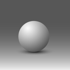 3d circle ball. Vector illustration