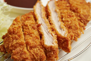 pork cutlet on a plate