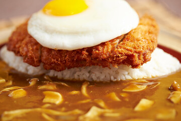 Curry Pork Cutlet and Egg