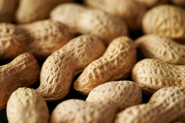close up of peanuts