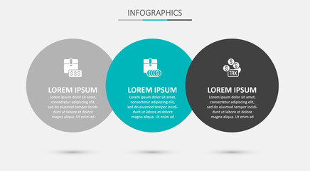 Set Item price tag with dollar, and Tax payment. Business infographic template. Vector