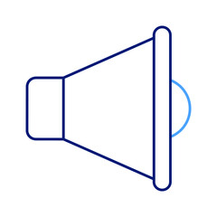 Speaker Vector icon which is suitable for commercial work and easily modify or edit it

