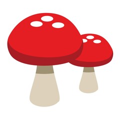 mushroom plant and vegetables vector design