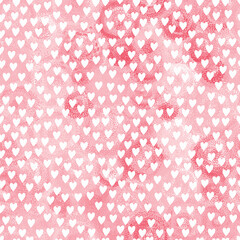 Impressionist style Valentine day seamless pattern_Love painterly background. Perfect for greeting cards, wedding invitations, parties, textile, wallpaper - 479372240