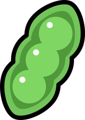 枝豆　主線あり