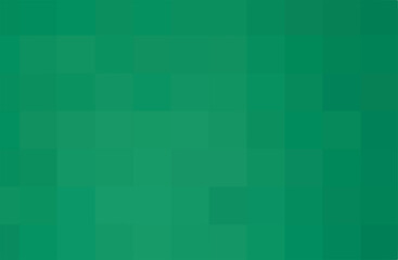 Vector green background. Geometric texture from green squares. A backing of mosaic squares. Abstract green backdrop, space for your design or text. Vector illustration