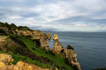 Traumhaft schöne Strände in der Algarve, Portugal
