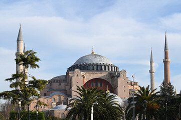 Fototapeta premium Hagia Sophia Mosque, Istanbul, Turkey