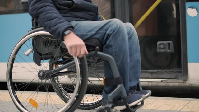 Person with a physical disability skipped public transport due to lack of accessible ramp. Disability matters