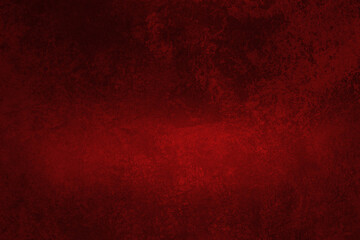 Beautiful Abstract Grunge Decorative Red Dark Stucco Wall Background. Art Rough Stylized Texture Banner With Space For Your Text.