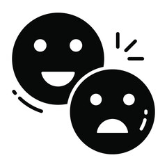 Fototapeta premium Satisfaction icon, Survey and Feedback, modern vector illustration