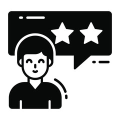 Customer feedback icon, Survey and Feedback, modern vector illustration	