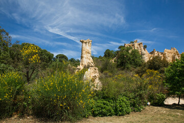 Ille-sur-Têt Organs on a Sunny Spring Day in Pyrénées-Orientales France