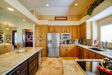 Warm Kitchen Interior