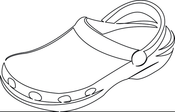 sandals crocs Stock-Vektorgrafik | Adobe Stock