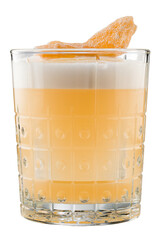 classic cocktail penicillin isolated on a white background