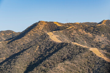 Mountain landscape of Catalina Island