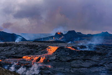 Fagradalsfjall - Volcano eruption in Iceland 2021 © Liyan