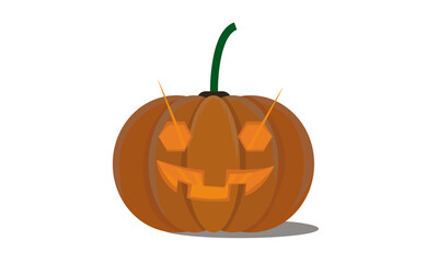 pumpkin Halloween cartoon vector design