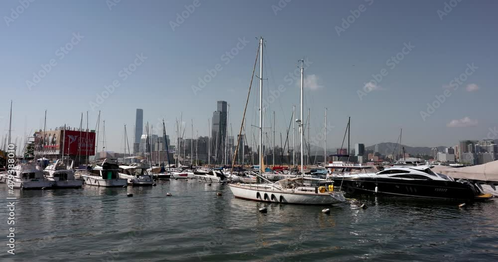 Canvas Prints yacht club in causeway bay