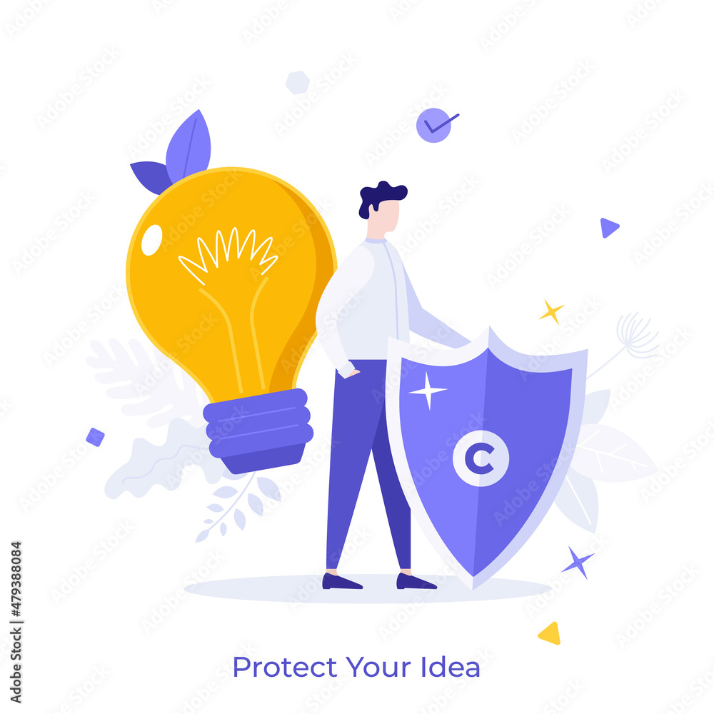 Poster business vector character concepts