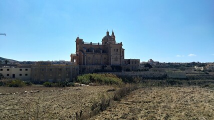 Fototapeta na wymiar Basilique Notre-Dame Ta' Pinu de Gharb, Malte