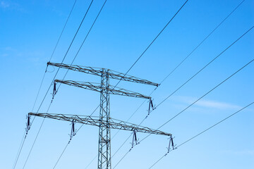 Medium voltage power line pole