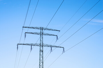 Medium voltage power line pole