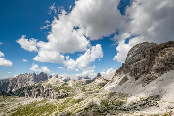 Fototapeta na wymiar Vista della alpi in Trentino Alto Adige Italia