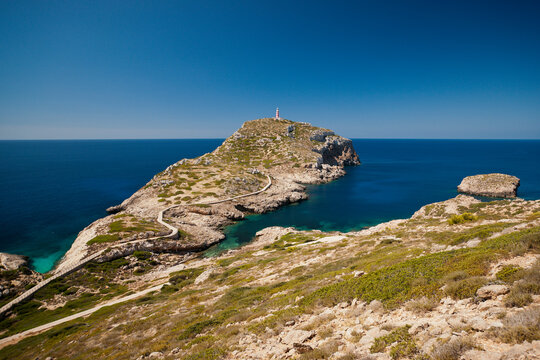 Spain (Archipielago de Cabrera) Parque nacional. Balearic Islands. Punta de l' Enciola.