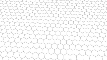 pattern with hexagons