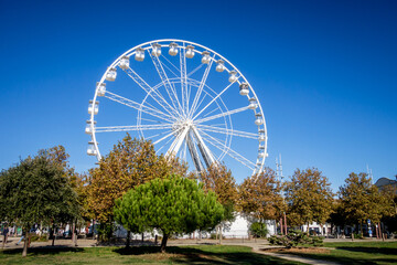 Ferris wheel in La Rochelle harbor, France