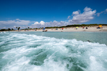 Es Caragol beach, Ses Salines, Mallorca, Balearic Islands, Spain