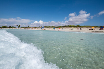 Es Caragol beach, Ses Salines, Mallorca, Balearic Islands, Spain